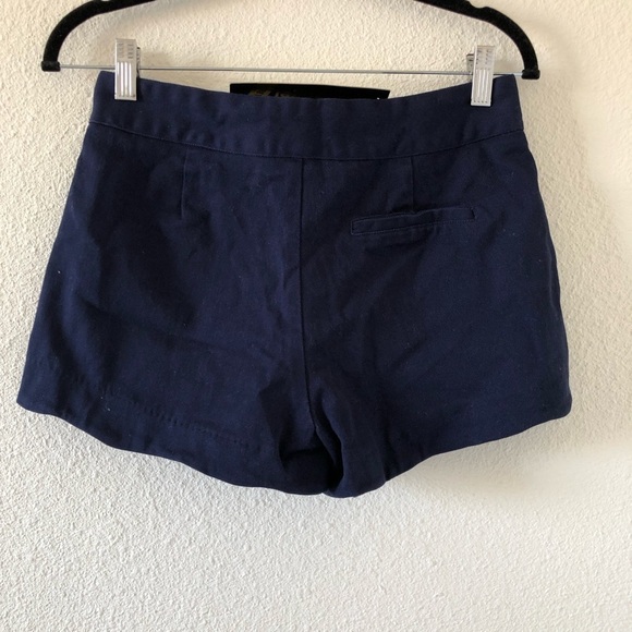 Navy Blue Like an Angel denim shorts size medium - Picture 3 of 4